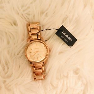 Lulus gold watch